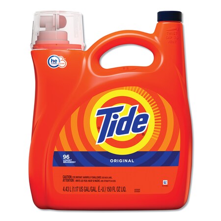 Tide HE Laundry Detergent, Original Scent, 150 oz Pump Bottle, PK4 23068